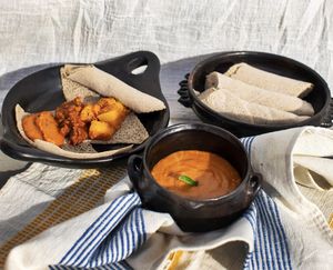   at Ebony - Ethiopian Cuisine in San Luis Obispo