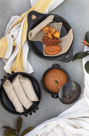   at Ebony - Ethiopian Cuisine in San Luis Obispo