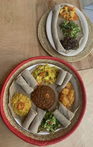   at Ebony - Ethiopian Cuisine in San Luis Obispo