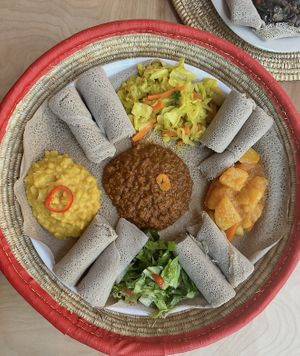   at Ebony - Ethiopian Cuisine in San Luis Obispo