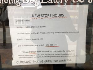 Pic taken 12/13/20 at The Dancing Dog in Urbana