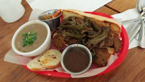 Italian beef at The Dancing Dog in Urbana