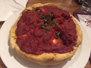 Deep Dish Pizza! at The Dancing Dog in Urbana