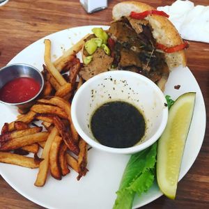 French Dip at The Dancing Dog in Urbana