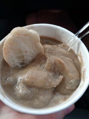 Mushroom Soup at The Dancing Dog in Urbana