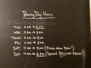 Hours  at The Dancing Dog in Urbana