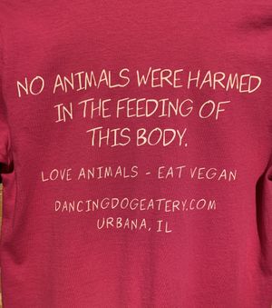 Love animals - Eat vegan at The Dancing Dog in Urbana