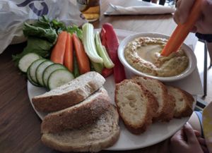 Hummus at The Dancing Dog in Urbana