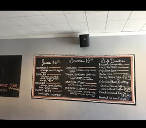 Menu at The Dancing Dog in Urbana