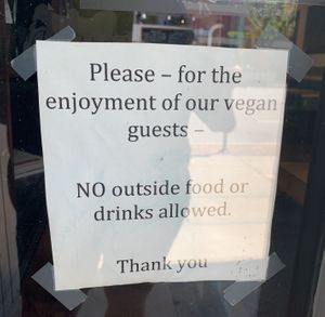 Good policy! at The Dancing Dog in Urbana