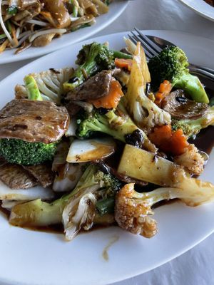 Black bean beef and veg  at Chanhouse in Doncaster