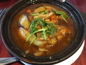 Sze Chuan Eggplant Hot Pot at Chanhouse in Doncaster