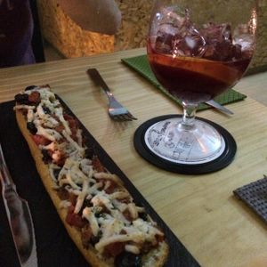 Vegan Bruschetta at Pop 101 in Porto