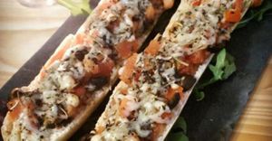 POP 101's Vegan Bruschetta at Pop 101 in Porto