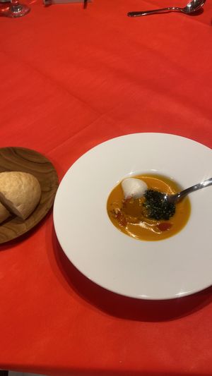 Incredible soup, everything in this vegan course was amazing. What an honour to enjoy this chefs skill and passion for vegan food.  at Little-Heaven in Kyoto