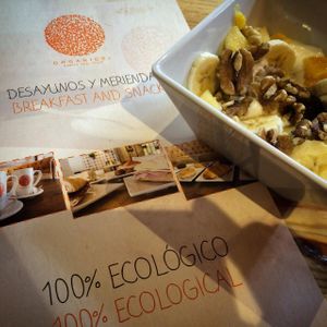 breakfast! at Organic's in Barcelona