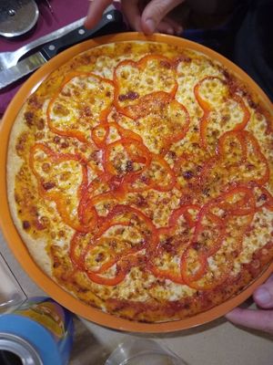 Pizza at Dolce Pizza y Los Veganos - Hipolit Lazaro in Barcelona