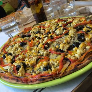 Dolce Pizza at Dolce Pizza y Los Veganos - Hipolit Lazaro in Barcelona