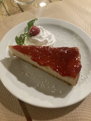 Tarta de queso #Veganuary at Dolce Pizza y Los Veganos - Hipolit Lazaro in Barcelona