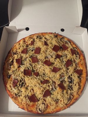 Chorizo special  at Dolce Pizza y Los Veganos - Hipolit Lazaro in Barcelona