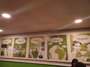 Interior at Dolce Pizza y Los Veganos - Hipolit Lazaro in Barcelona