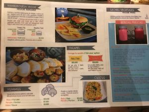 menu page 2 at El Punto Veggie in Salento
