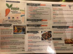 Menu page 1 at El Punto Veggie in Salento