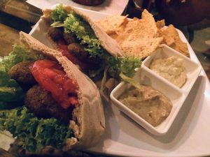 Falafel at El Punto Veggie in Salento