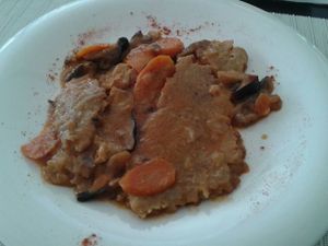 Fricandó de setas at Cor Verd in Igualada