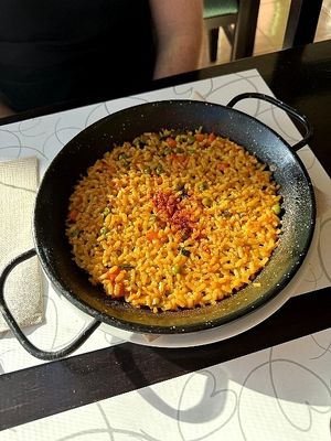 Paella at Cor Verd in Igualada