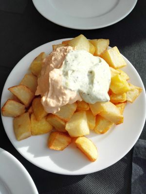 Brave potatoes at Cor Verd in Igualada