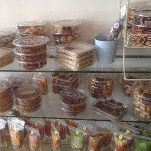 vegan baked goods at Alegria in Tel Aviv