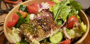 Fatoush Salad at Alegria in Tel Aviv