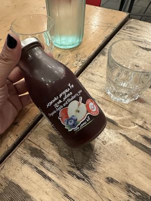 Apple Blueberry Juice  at Alegria in Tel Aviv