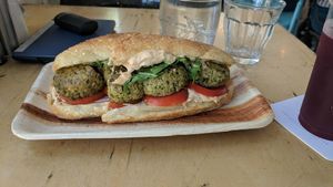 Workers Sandwich at Alegria in Tel Aviv