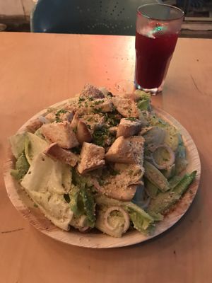 Ceasar Salad at Alegria in Tel Aviv
