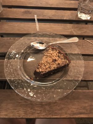 Ganache cake at Alegria in Tel Aviv
