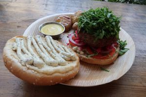 Burger at Alegria in Tel Aviv