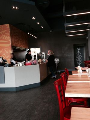 View from door at Gourmet Gringos in Aurora