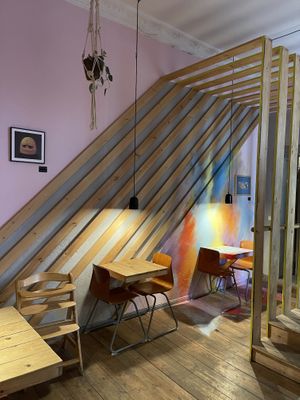 Interior in the back   at MARIA in Berlin