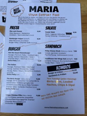 Card Page 1   at MARIA in Berlin