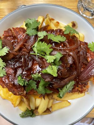 Loaded Fries with BBQ Ribs  at MARIA in Berlin