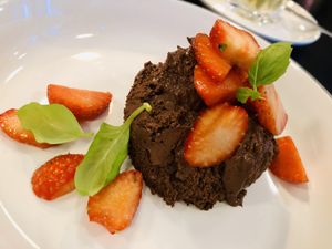 Chocolate mousse  at MARIA in Berlin