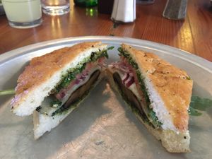 Focaccia  at Brown Dog Deli in Charleston
