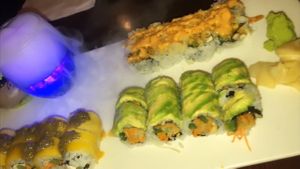 Assorted vegan rolls at Sushiko in Jacksonville
