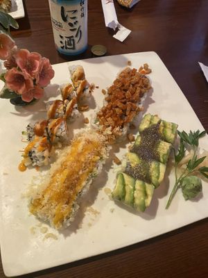 Well done plating  at Sushiko in Jacksonville