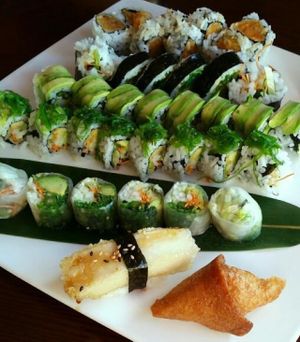 Beautiful vegan rolls from Sushiko! at Sushiko in Jacksonville