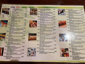 Other side has misc stuff… but look at all these rolls! They can do any with soy wrapper or rice paper.  at Sushiko in Jacksonville