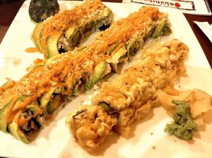 Vegan sushi  at Sushiko in Jacksonville