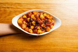 Puttanesca Gnocchi is completely VEGAN with the GF Gnocchi at Gnocchi Gnocchi Brothers Cleveland in Cleveland